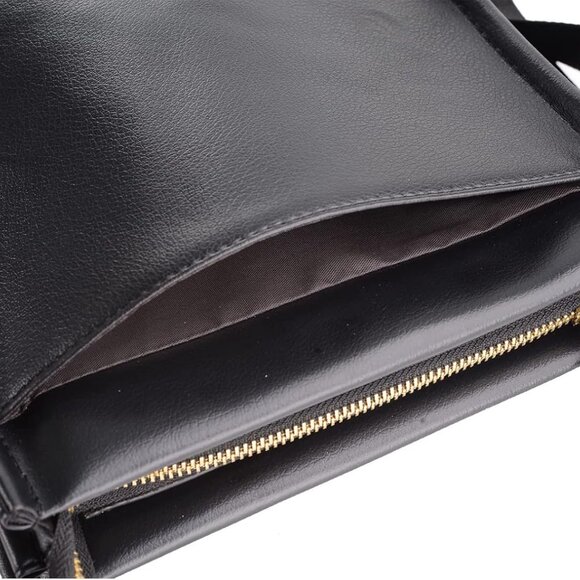 Leather Messenger Sling Crossbody Shoulder Bag for Men - Picture 2 of 5